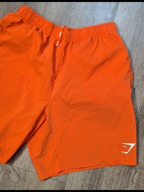 Gymshark Orange Athletic Shorts Size Small
